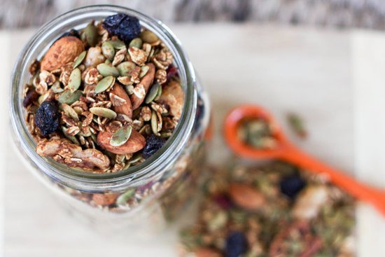 Pumpkin spice trail mix